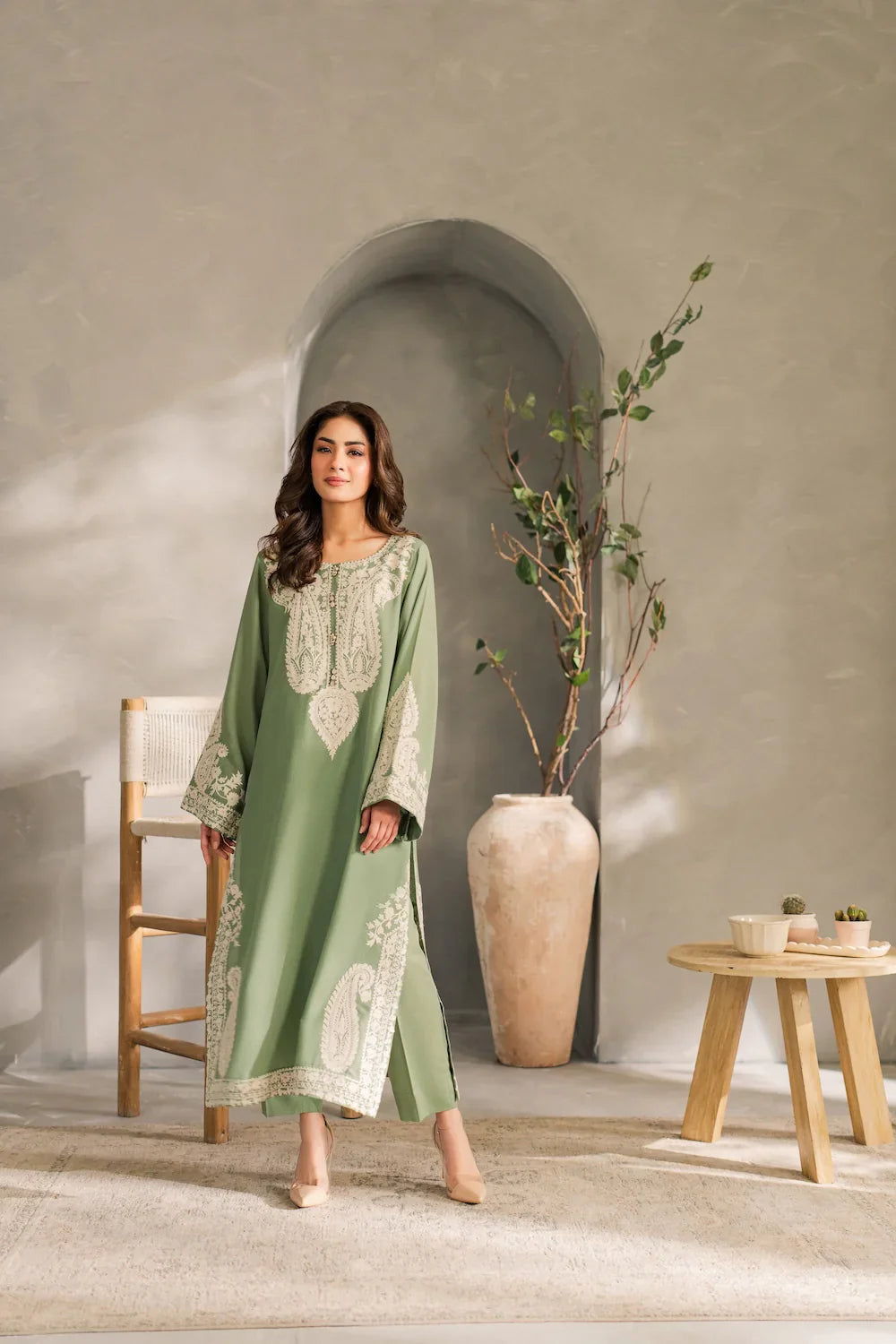 Summer 3PC Lawn Embroidered Suit - kp1125