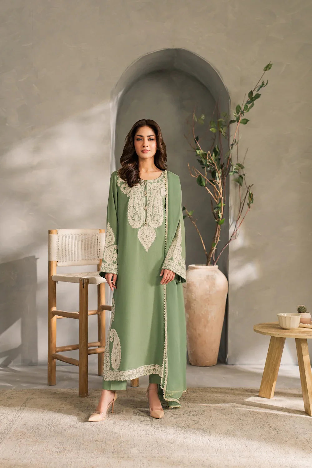 Summer 3PC Lawn Embroidered Suit - kp1125