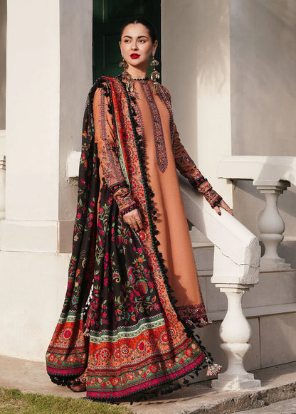 Winter 3PC Dhanak Embroidered Suit - kp3315