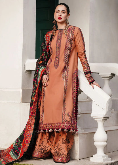 Winter 3PC Dhanak Embroidered Suit - kp3315