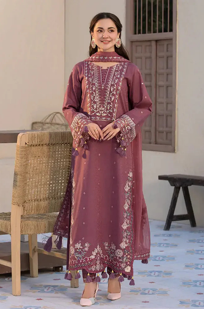 Summer 3PC Lawn Embroidered Suit- KP1115