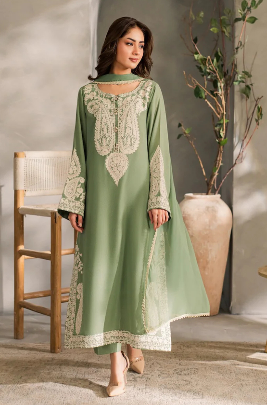 Summer 3PC Lawn Embroidered Suit - kp1125