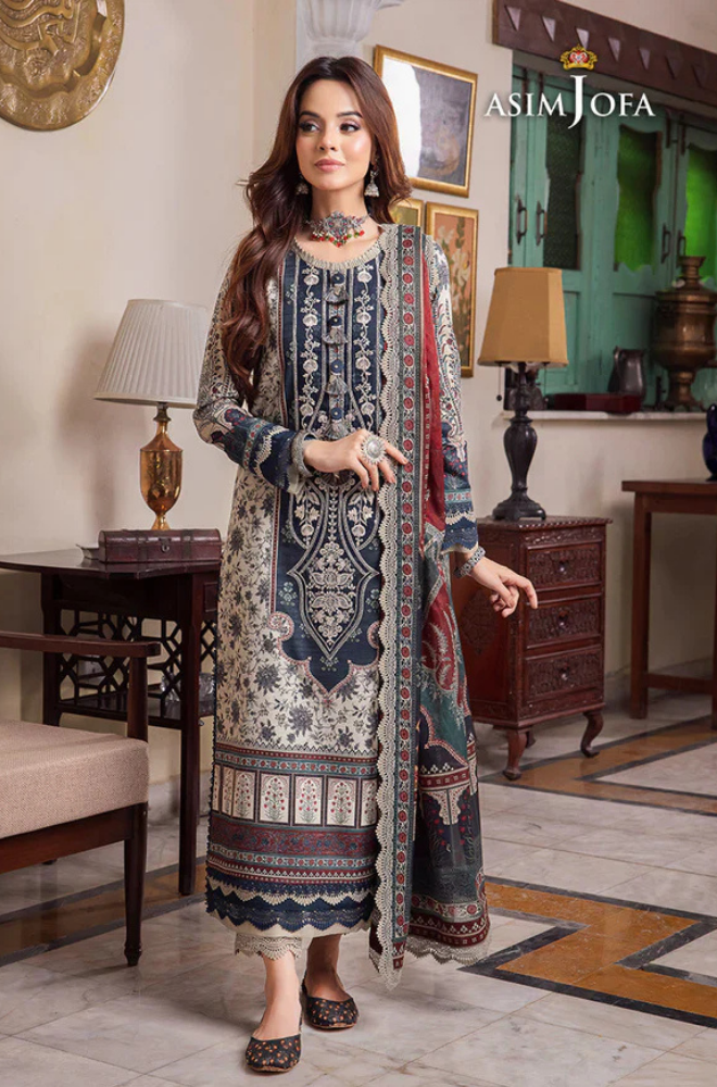Summer 3PC LAWN Digital Print Dress - KP1143