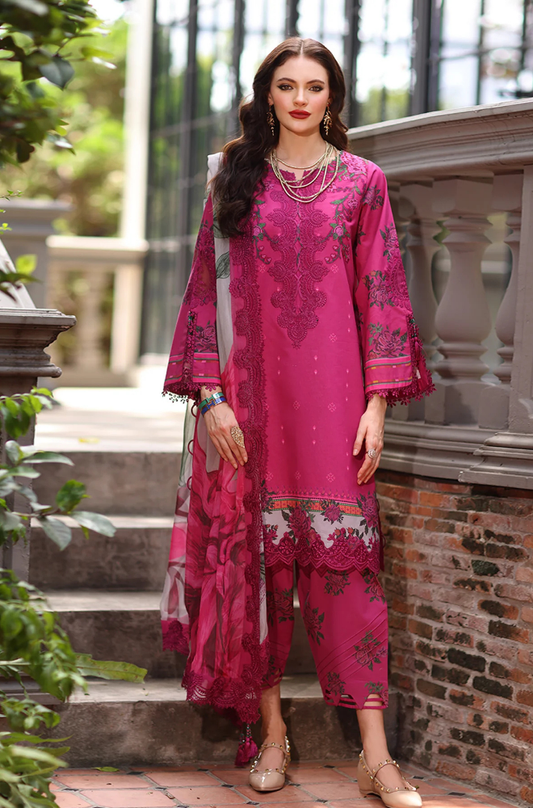 Summer 3PC Lawn Digital Print Dress - KP1159