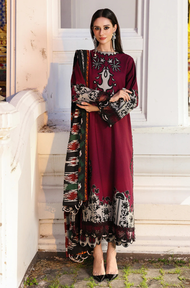Winter 3PC Karandi Digital Print Dress - KP3388