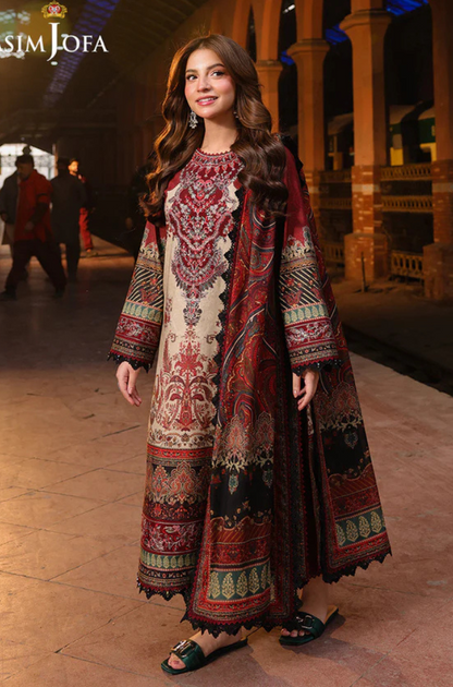 Winter 3PC Karandi Digital Print Dress - KP3397