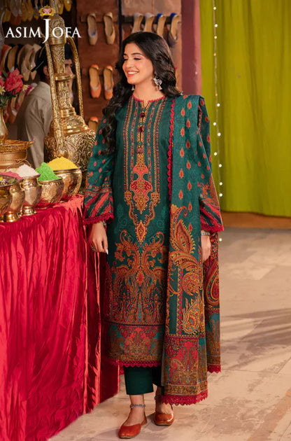 Summer 3PC Karandi Digital Print Dress - KP1142