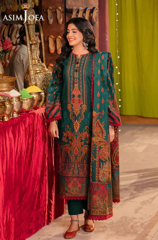 Summer 3PC Karandi Digital Print Dress - KP1142