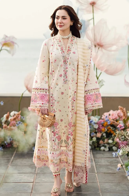 Summer 3PC Lawn Embroidered Suit - KP1101