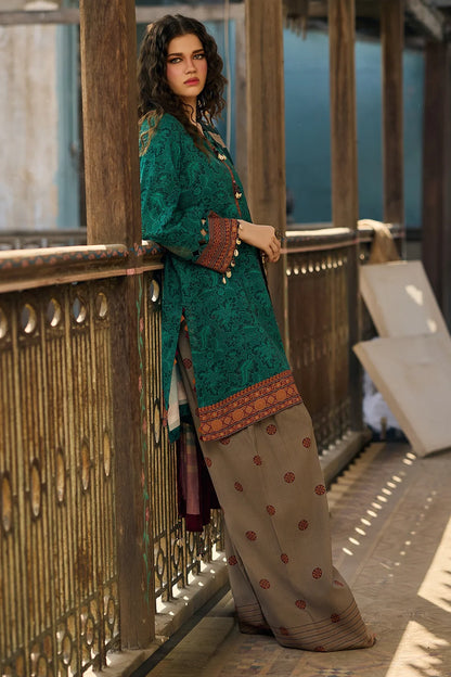 Winter  3PC Karandi Digital Print Dress - KP33137