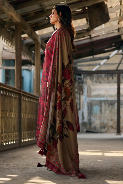 Winter  3PC Karandi Digital Print Dress - KP33135