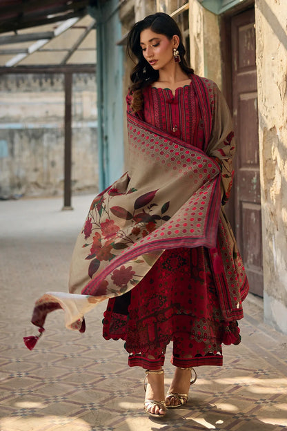 Winter  3PC Karandi Digital Print Dress - KP33135