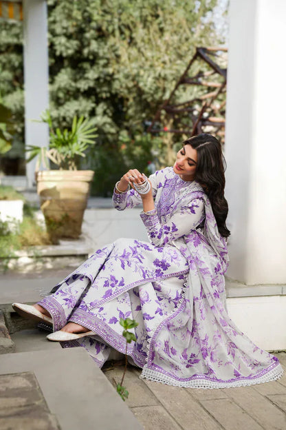 Summer 3PC Lawn Digital Print Dress - KP1160