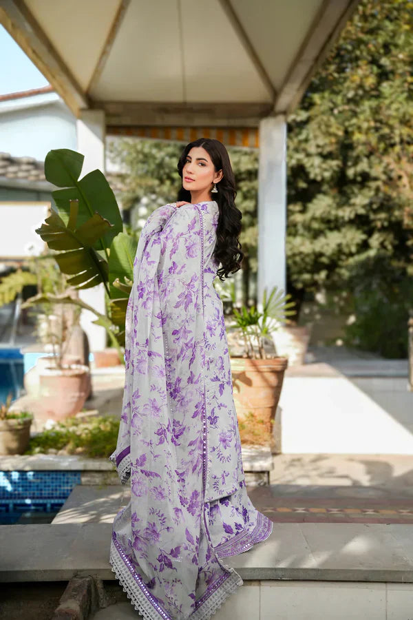 Summer 3PC Lawn Digital Print Dress - KP1160