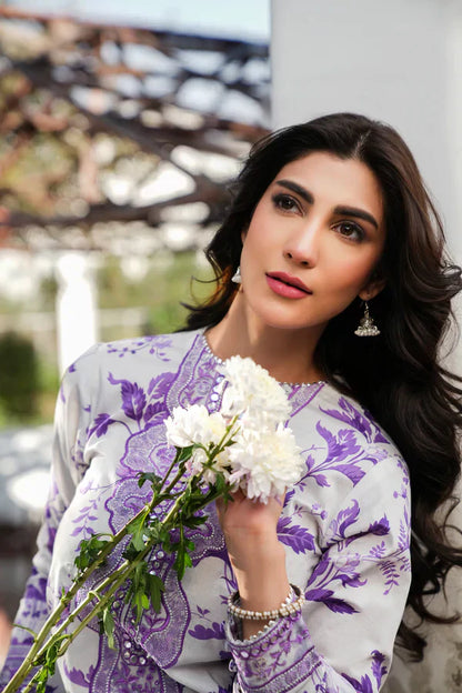Summer 3PC Lawn Digital Print Dress - KP1160