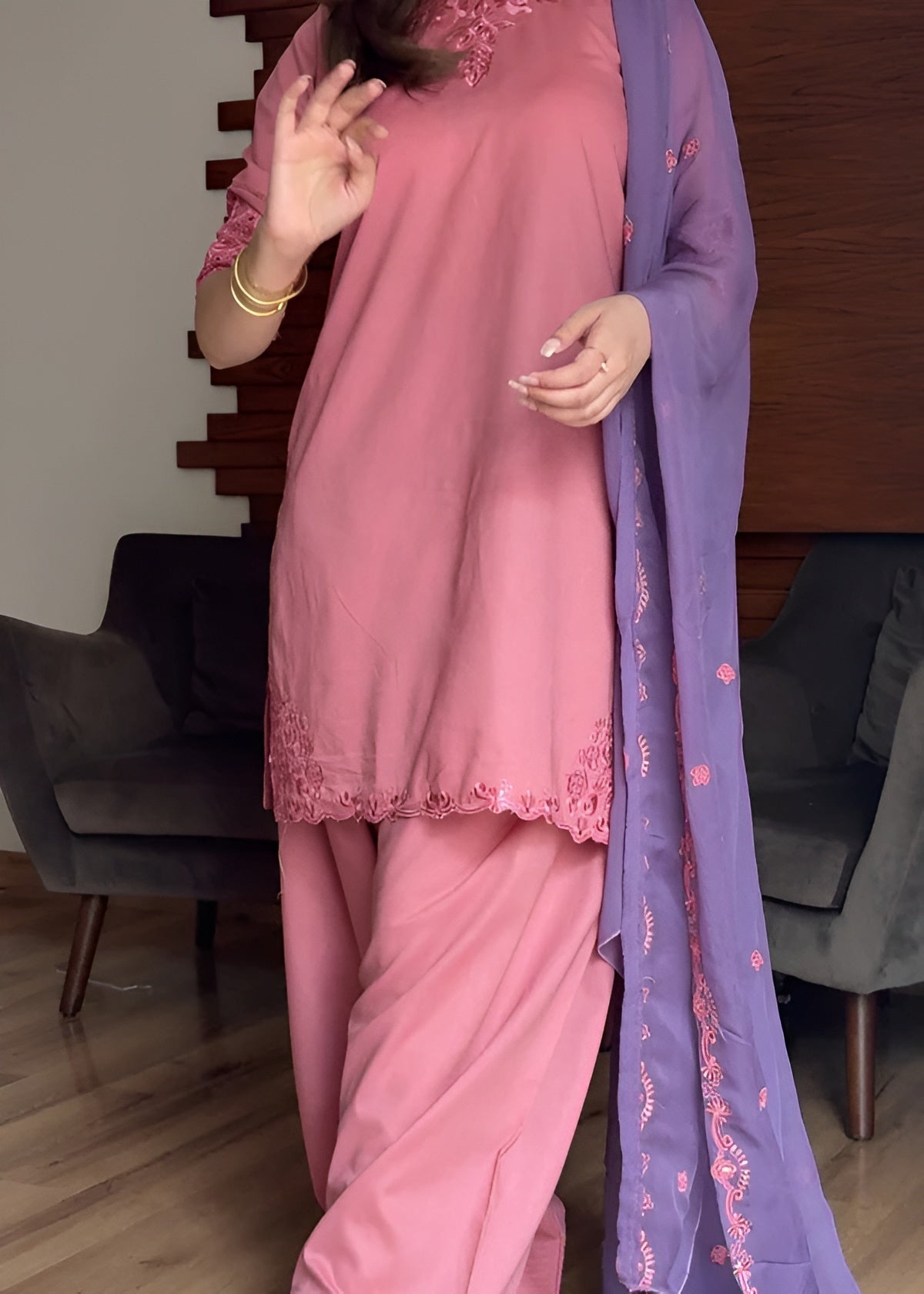 Summer 3PC Lawn Embroidered Suit - kp1121