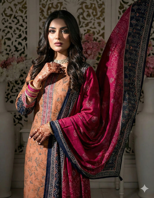 Summer 3PC Lawn Suit