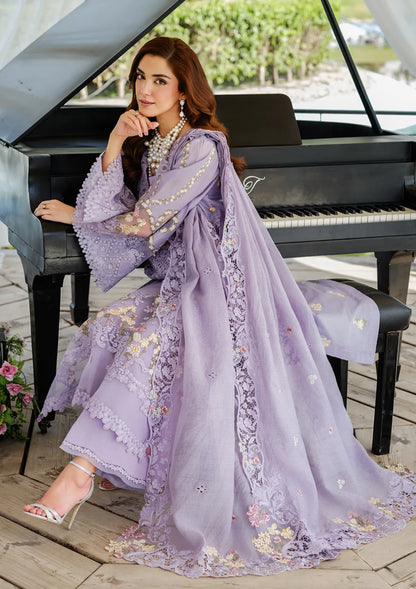 Summer 3PC Lawn Chikenkari Embroidered Shirt - KP1138