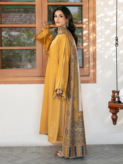 Winter 3PC Dhanak Embroidered Suit - kp33103