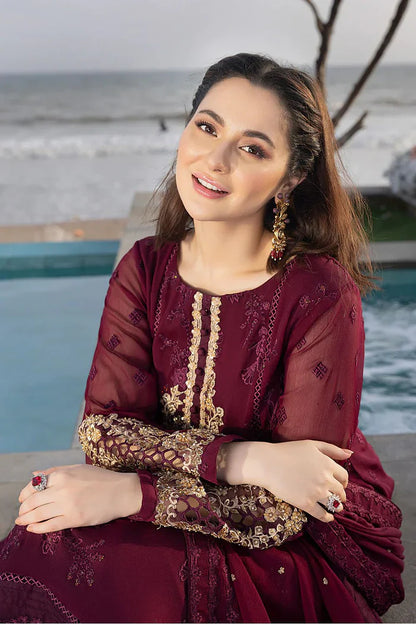 Summer 3PC Lawn Embroidered Suit- KP1114