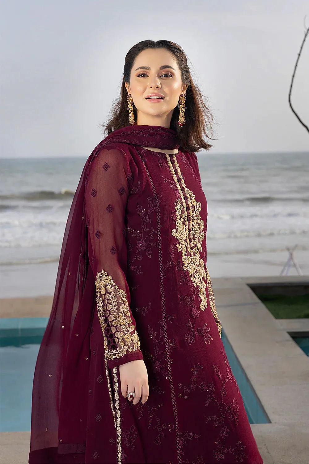 Summer 3PC Lawn Embroidered Suit- KP1114